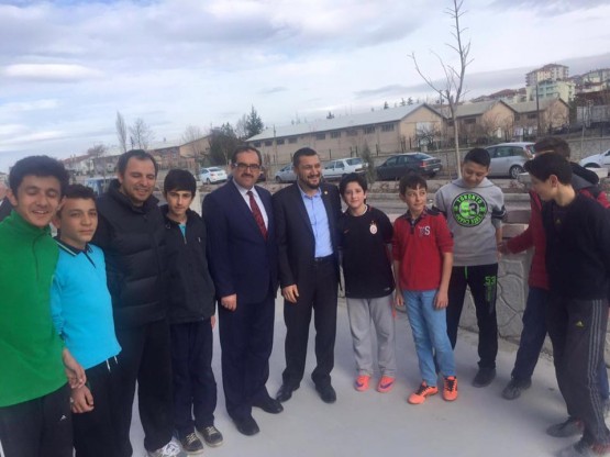 Milletvekili Mustafa Açıkgöz, M. Avlanmaz İmam Hatip Ortaokulu'nu ziyaret etti