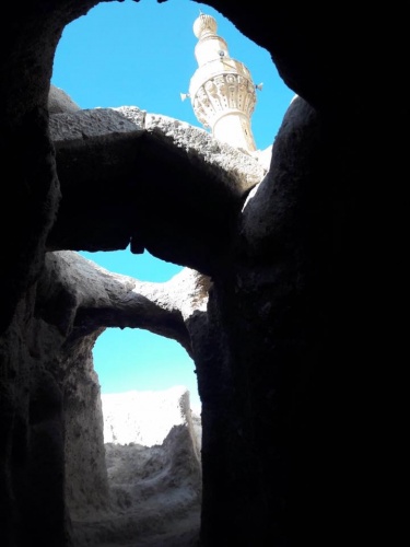 Nevşehir Kalesi yeraltı kentinden son görüntüler