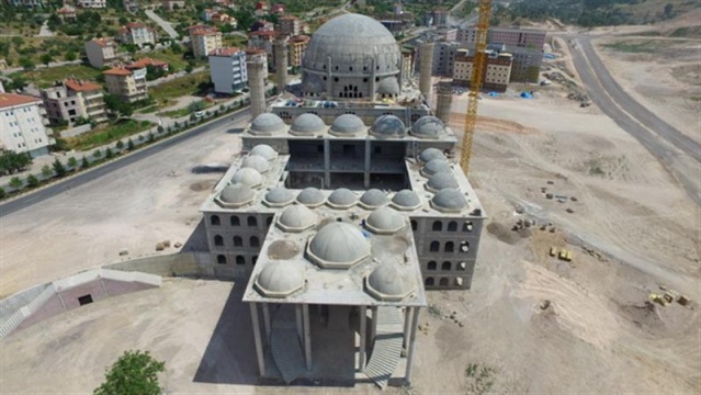 Nevşehir Külliye Camii İnşaatı Hızla Devam Ediyor