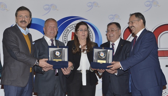Nevşehir'de Ekonomi Ödül Töreni