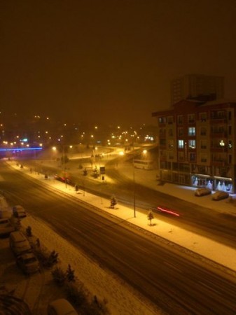 Nevşehir'de Kar Başladı