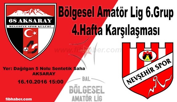 68 Aksaray Belediyespor - Nevşehirspor GK Lig Maçı Canlı Anlatımla FİB Haber'de