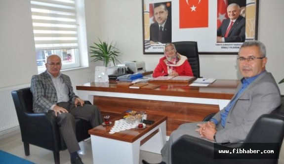 Başkan Yıldız ve Kılıç'tan Aynur Asiltürk'e Hayırlı Olsun Ziyareti