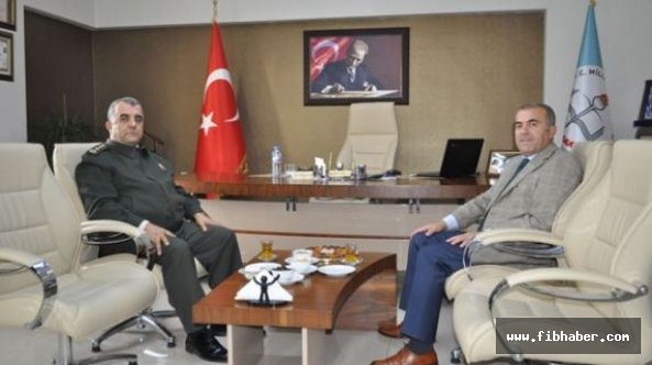 Nevşehir Garnizon Komutanı Akça'dan, Demir’e Ziyaret