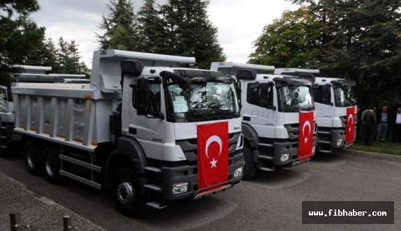 Nevşehir İl Özel İdaresi araç filosuna 4 yeni araç daha eklendi