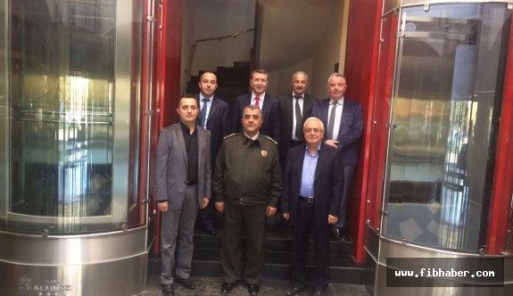 Nevşehir İl Jandarma Alay Komutanı Ramazan Akça'dan Ragıp Özaltın'a Ziyaret