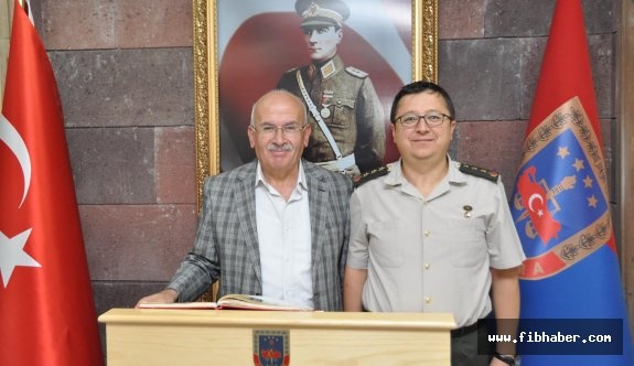 Başkan Yıldız, Nevşehir Jandarma Alay Komutanını Ziyaret Etti