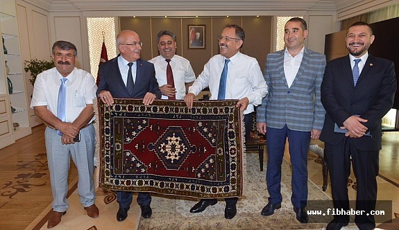 Milletvekili Açıkgöz ve Başkanlar'dan Özhaseki'ye Ziyaret