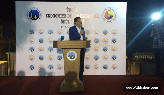 Ürgüp'te ''Ekonomiye Değer Katanlar'' Ödül Töreni Düzenlendi