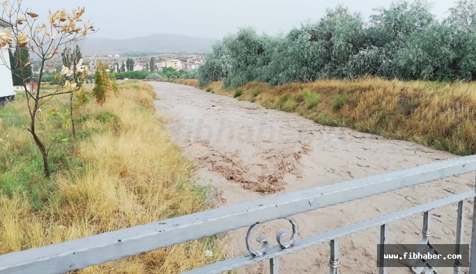 Avanos’ta Şiddetli Yağış Sele Neden Oldu
