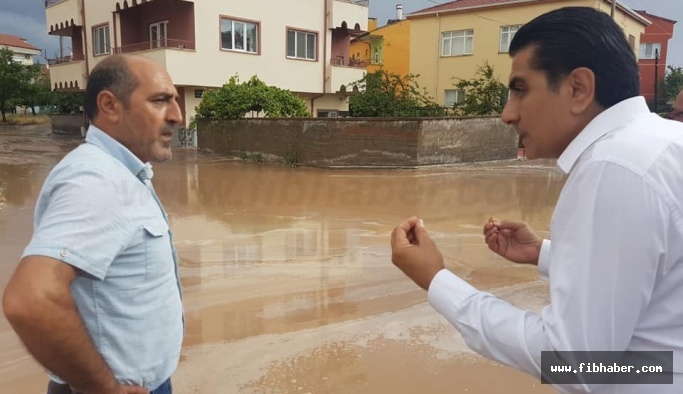 Gülşehir Belediye Başkanı Çiftçi, Sel Bölgesinde İncelemelerde Bulundu