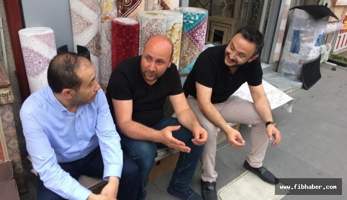 İl Başkanı Yanar'dan Nevşehir Esnafına Arefe Ziyareti