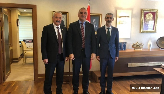 Milletvekili Sarıaslan, Kültür Ve Turizm Bakanı Ersoy'u Ziyaret Etti