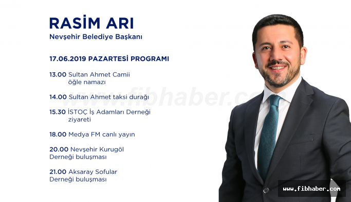 Nevşehir Belediye Başkanı Rasim Arı İstanbul’da