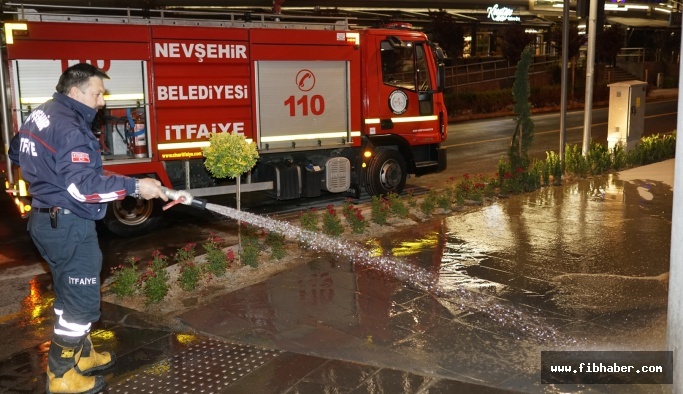 Nevşehir Belediye Ekiplerinin Yoğun Bayram Mesaisi