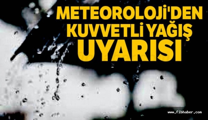 Nevşehir ve Kayseri'deki Kuvvetli Gök Gürültülü Sağanak Yağışlara Dikkat!