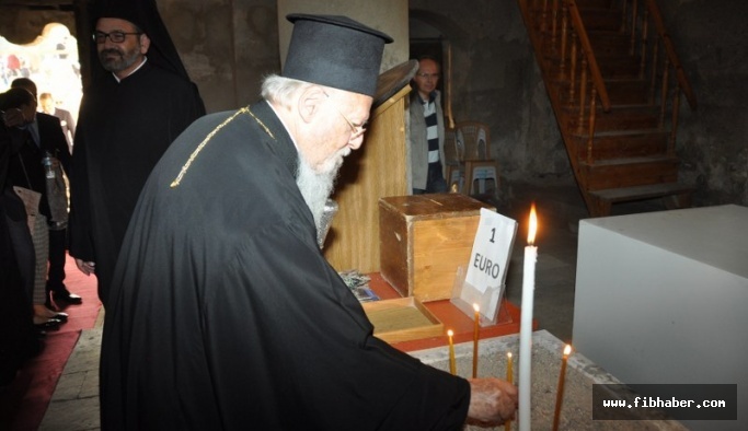 Patrik Bartholomeos Nevşehir'de ayin yönetti