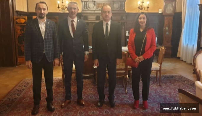 Altıok Avusturya Büyükelçisini ziyaret etti