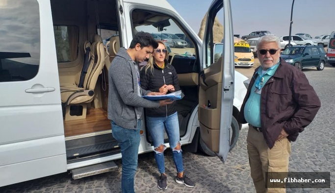 Kapadokya'da Kaçak Tur Denetimi Yapıldı