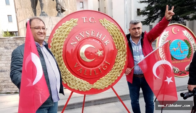 Nevşehir'de CHP'nin Yürüyüşüne O Kare Damga Vurdu...