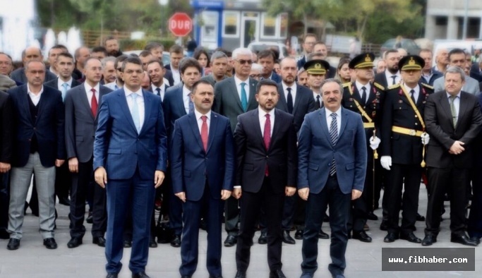 Nevşehir'de Cumhuriyet Bayramı Çelenk Sunma Töreni Yapıldı