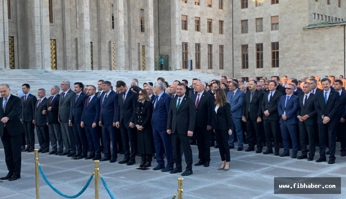 Açıkgöz, TBMM'de Atatürk'ü anma törenine katıldı