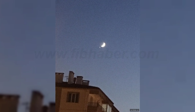 Ay ve Jüpiter Nevşehir'de birlikte gözlendi