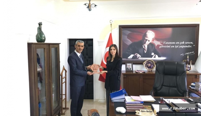 Başkan Altıok'dan, yeni Kaymakam Kurtoğlu'na hayırlı olsun ziyareti