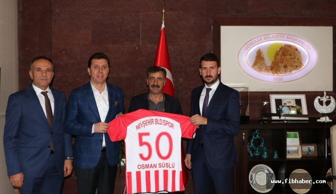 Nevşehir Belediye Spor heyetinden Uçhisar Belediyesine Ziyaret