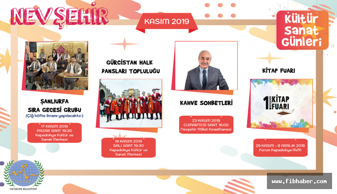 Nevşehir Belediyesi Kültür Ve Sanat Günleri Başlıyor