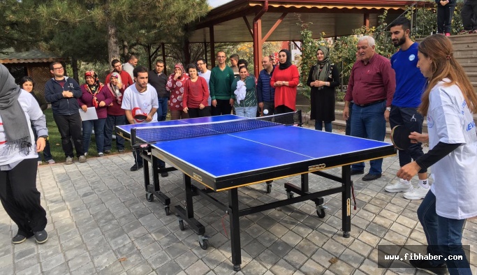 Nevşehir de Özel İnsanlar, Masa Tenisi Oynadı