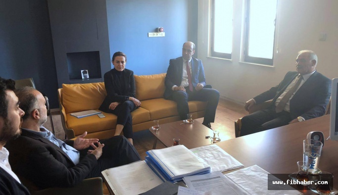 Pınarbaşı, Kapadokya Teknopark genel müdürüyle istişare toplantısına katıldı