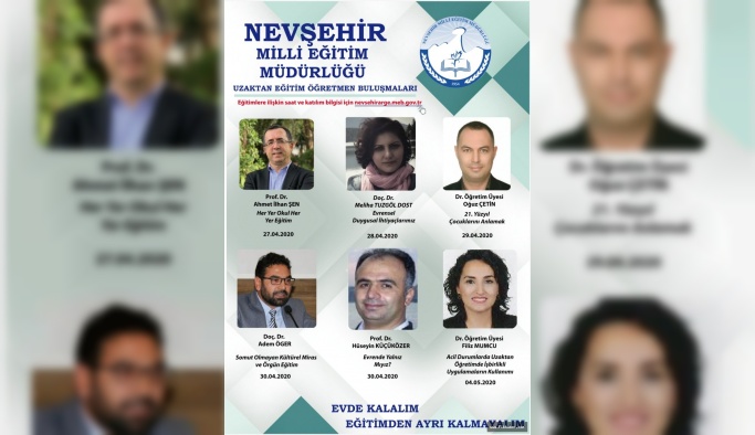 Nevşehir’de ‘Eğitim Buluşmaları’ Dijital Platformda Devam Ediyor