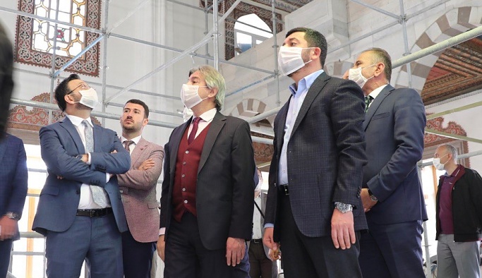 Bakan Yardımcısı Demircan, Nevşehir Kurşunlu Camiyi İnceledi.