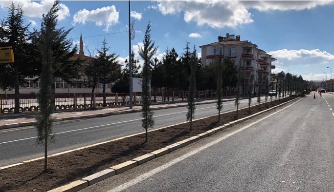 Kaymaklı Belediyesi Nevşehir-Niğde yolunda çalışmalarına devam ediyor