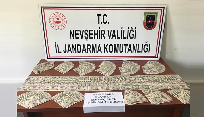 Nevşehir Jandarmadan sahte dolar operasyonu! 1 kişi tutuklandı