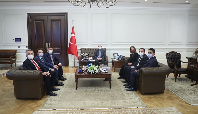 Nevşehir Heyetinden İçişleri Bakanı Soylu’ya Ziyaret