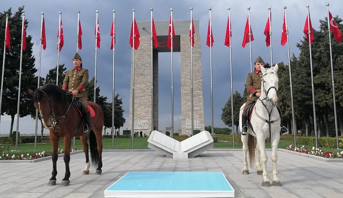 Nevşehir JAKEM'in Atlı Birlikleri Çanakkale Şehitler Abidesi’nde...