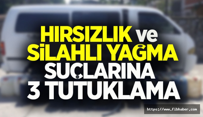Nevşehir'de Hırsızlık ve Yağma Suçlarından Aranan 3 Kişi Tutuklandı