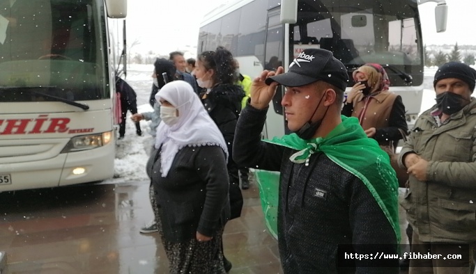 Nevşehir'de kınalı kuzular askere dualarla uğurlandı