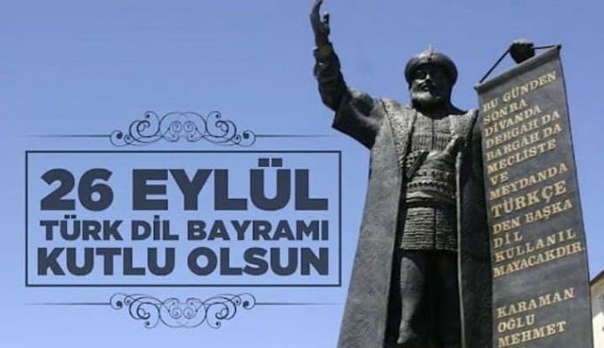 Babaoğlu, "Türk Dil Bayramını" kutladı.
