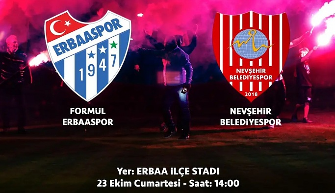 Erbaaspor - Nevşehir Belediyespor maçına doğru