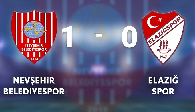 Nevşehir Belediyespor 1 - 0 Elazığspor | Maç Sonucu