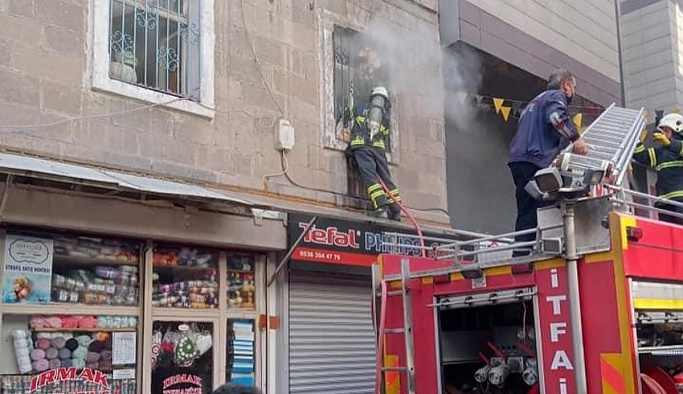 Nevşehir'de Korkutan Mesken Yangını