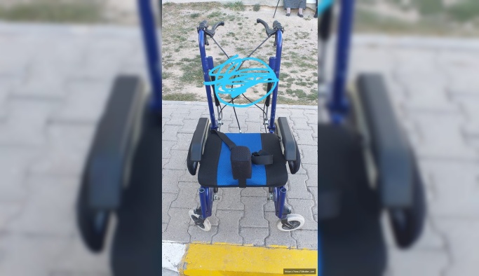 Nevşehir'de düşürdüğü engelli aracın parçasını arıyor