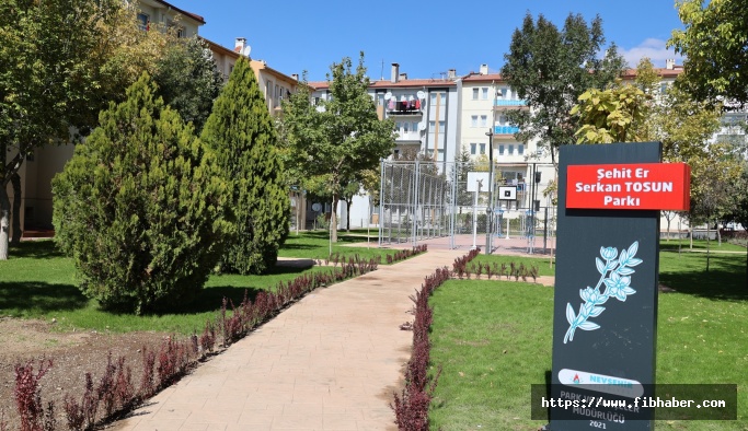 Nevşehir'de Şehit Serkan Tosun Parkı Yenilendi
