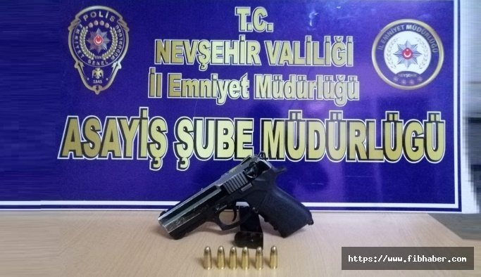 Nevşehir'de Silahla Tehdit Olayı Kısa Sürede Aydınlatıldı