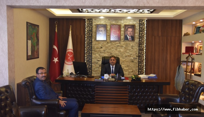 Nevşehir İHA temsilcisi Çapacı'dan genel sekreter Duru'ya ziyaret