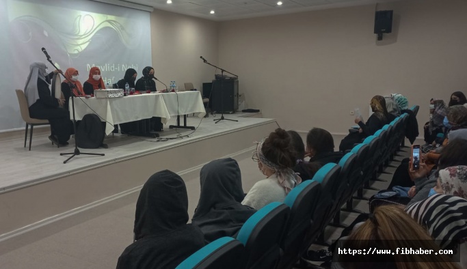 Nevşehir Öğrenci yurtlarında Mevlid-i Nebi programı