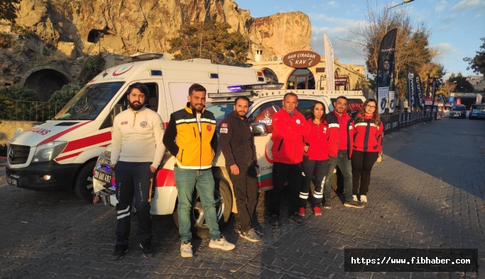 UMKE ve 112 Sağlık Ekibleri Salomon Cappadocia Ultra-Trail 2021 Yarışlarında